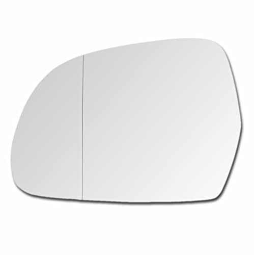 Spiegelglas zum Kleben Ersatzspiegelglas Außenspiegel Links Fahrerseite Asphärisch für AUDI A3 / A4 2008-2009