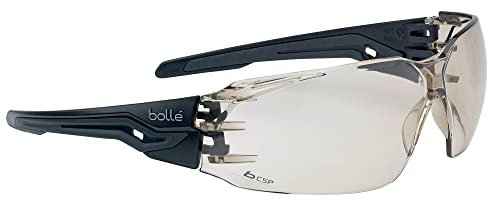 Bollé Safety - BSSI, SILEX+ Eye Protection with Platinum Anti-Fog Coating, Matte Black Frame/CSP lenses