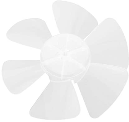 Aislor Plastic Fan Blades Replacement Part Fits for 16-inch Standing Pedestal Fan or Table Fanner White A 10 Inch