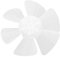 Aislor Plastic Fan Blades Replacement Part Fits for 16-inch Standing Pedestal Fan or Table Fanner White A 10 Inch