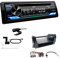 JVC KD-DB922BT 1-DIN Autoradio CD-Receiver Bluetooth DAB+ Digital Radio Einbauset passend für Jeep Patriot 2008-2011 schwarz