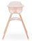 Lalo The Chair Convertible 3-in-1 Hochstuhl – Holz für Babys & Kleinkinder, spülmaschinenfestes Tablett, verstellbare Fußstütze, Grapefruit