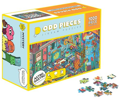 Odd Pieces AstroGastro | Serie 2 | Mystery Puzzle| 1000 Stück