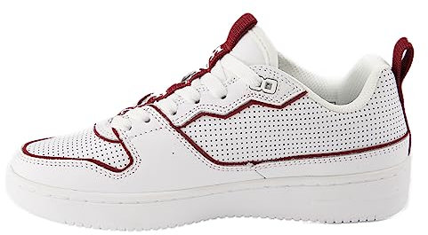Karl Kani 89 TT Unisex Sneaker weiß/dunkelrot (eu_Footwear_Size_System, Adult, Numeric, medium, Numeric_38_Point_5)