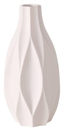 Boltze Home Deko-Vase AVANTIKA, 30 cm, matt, Farbe:weiß