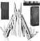 MAOOY Multitools, Multi Tool faltbare Zange 32 Funktionen in eine Edelstahl werkzeug mit Auswechselbare Schraubendreherbits, ideal für Outdoor, camping, Geschenk für Männer Weihnachtsgeschenke