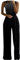 Pailletten Jumpsuit Damen Elegant Festlich Sommerjumpsuits Damen Lang Glitzer Playsuit Ärmellos Elegante Jumpsuits Damen Weites Bein Romper Sommer Hochzeit Overall Hose Moden Lose (Black, XL)