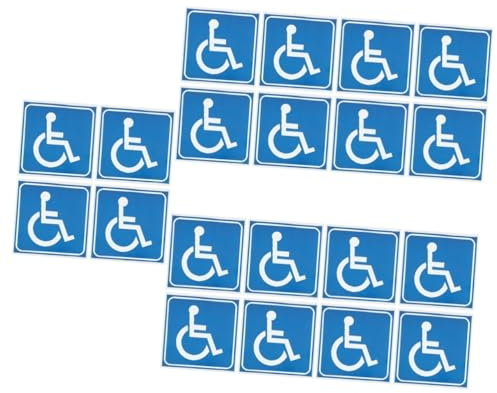 Anneome Lot De 5 Autocollants Pour Voiture Fauteuil Pour Panneaux Adhésifs Pour Entreprises Et Bureaux 4 Pièces X 5