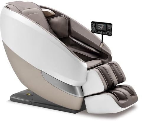 Aspria Massagesessel, Tai Chi Massagestuhl für Ganzkörpermassage mit Wärmetherapie, Meister für Nacken- und Schultermassage, für Zuhause, Hotels, Salons, Büros verwenden (Grau)