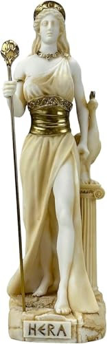 Hera Juno Griechische römische Göttin Königin der Götter Statue Skulptur Figur 18 cm