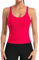 Attraco Damen Tank Top Sports Shirts Oberteile Frauen Racerback Workout Crop Top Ärmellos für Yoga Jogging Laufen Shirts Sportshirt Rot M