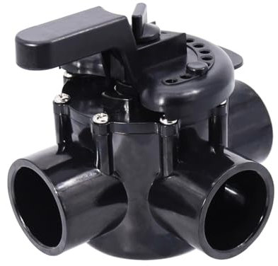 Quystetes Válvula Desviadora 3 Vías con Diámetro Interior 1-1/2 Pulgada y Diámetro Exterior 2 Pulgada PVC para Sistemas de Piscinas, Bañeras y Spas Enterradas. Pieza Repuesto para 263037