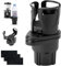 Tearmier Adjustable Car Cup Holder Expander for Large Bottles - Universal 360° Rotatable Cup Holder Extender with Anti-Slip Base, Fits All Vehicles, Coffee Mugs & Water Bottles (Black)