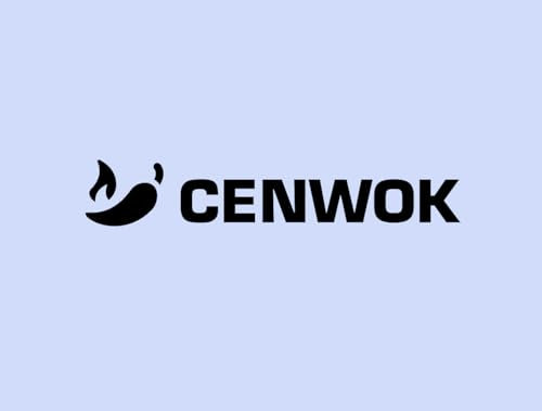 CENWOK ⌀32cm Wok Pfanne aus Carbonstahl, robust & unbeschichtet, vielseitig verwendbar, alle Herdarten, flacher Boden