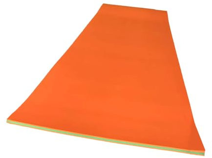 Perfeclan Tapis Flottant en Mousse Haute densité pour Piscine, lac, fête en Plein air, Vert Orange
