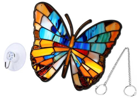 QUMIIRITY 1 Juego Decoración Colgante de Halloween Conjunto de Adornos de Acrílicas para Puertas y Ventanas Incluye Cadena Gancho de Succión para Fiestas Halloween