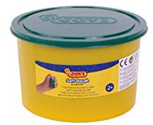 Jovi Blandiver Knete, extra weiche Knetmasse für Kinder ab 2 Jahren, grün, 1 Dose, 460g
