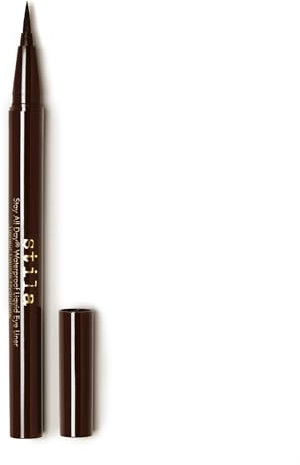 Stila Stay All Day® Liquid Eyeliner – Dark Brown, Stay All Day Waterproof Liquid Eye Liner 0.5ml – Cruelty Free, Smudge-Proof & Long-Wearing with Glide-On Satin Finish