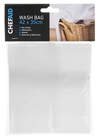 Chef Aid Large Wash Bag, Perfect for Protecting cloths in the washing machine, Measuring 42cm by 35cm it is ideal Large Garments