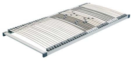 Hn8 Quattroplus Plan Lattenrost mit 42 Leiste Mehrschicht-Federholzleisten aus Buche und Birke - Grösse 100x200