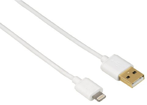 Hama USB-2.0 Kabel für Apple iPod/iPhone/iPad mit Lightning Connector 1,5 m Weiß