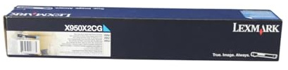Lexmark Original X950X2CG Toner Cyan X 950 DHE