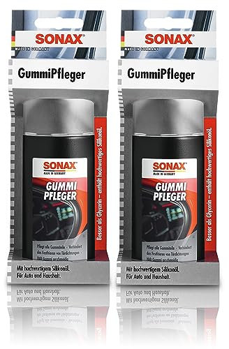 2x 100ml SONAX GUMMIPFLEGER GUMMI PFLEGER PFLEGE GUMMIPFLEGE AUTOPFLEGE WINTER