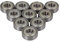 cnbtr Silber Stahl versiegelt 607ZZ Deep Groove Roller Kugellager 7 x 19 x 6 mm, 10 Stück