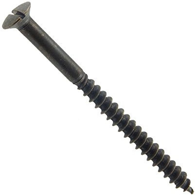 Linsensenk-Holzschraube mit Schlitz DIN 95 Messing brüniert 3,5 x 35-200 Stück