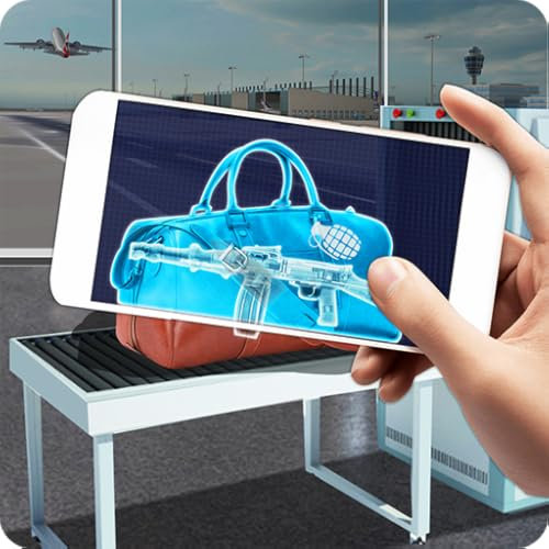 Airport X-Ray Scanner Find Weapon