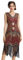 BABEYOND Damen Flapper Kleider voller Pailletten Retro 1920er Party Damen Kostüm Kleid Gold Weinrot, S