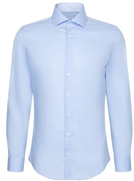 Seidensticker Herren Men Slim Longsleeve Cotton Hemd (1er Pack)