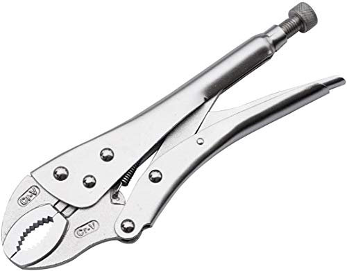 GOSWIFT Robuste Feststellzange, gebogene Backe, Schraubstock-Grip-Zange, 30,5 cm