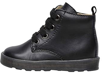 Falcotto Botines con cordones de piel de becerro, Negro 18