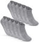 Sneaker Socken Herren 47-50 Grau Baumwolle 10 Paar Herren Sneaker Socken 47-49 Grau Sportsocken Herren 47-50 Kurze Socken Short Socks Men 16510 WP (Grau 47-50)