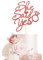 Arthsdite Tortenaufsatz mit Aufschrift She Said Yes für Brautparty, Verlobungsdekorationen, Brautschmuck, Antrag, Junggesellinnenabschied, Party-Dekorationen – Roségold-Glitzer