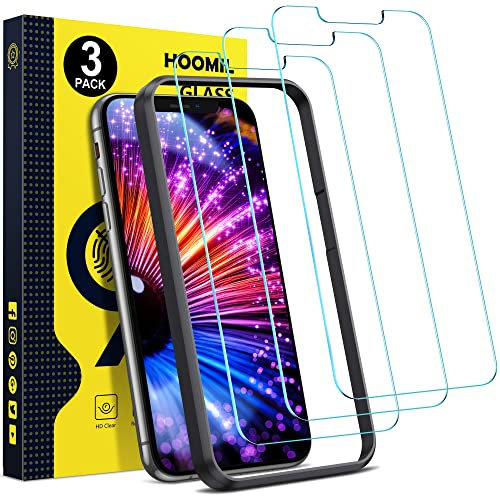 HOOMIL Screen Protector for iPhone 11 Pro and iPhone X/XS 5.8-Inch, Tempered Glass Film with Alignment Frame, Ultra HD, 3-Pack