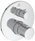 Ideal Standard A5814AA Ceratherm T100 Wannenthermostat Badethermostat Unterputz, Wannenarmatur mit Temperatursperre bei 40° C, Thermostat für die Badewanne, Chrom