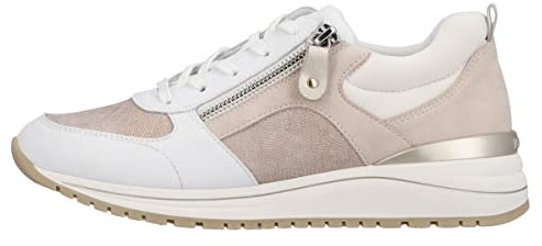 Remonte Femme R3702 Basket, Blanc, Or Rose, Blanc Pur, Blanc Coquillage 31, 37 EU