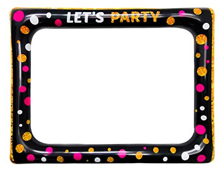KAIAIWLUO Aufblasbarer Fotorahmen Selfie,Aufblasbare Selfie Bilderrahmen Giant Photo Booth Frame Aufblasbarer Bilderrahmen Requisiten für Hochzeit Baby Dusche Geburtstag Party Dekorationen Zubehör