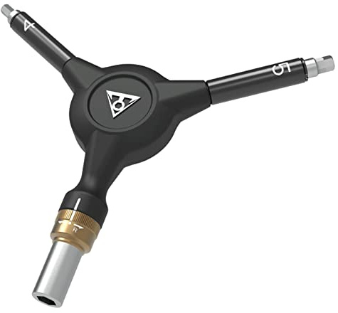 Topeak Y-Speed Ratchet Werkzeug aus Aluminium, Stahl und Polyamid in der Farbe Schwarz, Größe 11,5x1,5 cm, 15410075