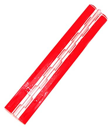 Charnière de piano continue en acrylique 300 mm – Charnière transparente autocollante en plastique pour boîte de bricolage, aquarium, chariot de golf, présentoir
