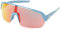 ALPINA TURBO HR - Wasserabweisende und Beschlagfreie Sport- & Fahrradbrille Mit 100% UV-Schutz Für Erwachsene, smoke-blue matt, One Size