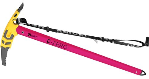 GRIVEL G Zero Pink Eispiolet mit langem EVO, 74 cm, CE-Sportschuhe, Uni, Erwachsene, 74