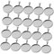 NUOBESTY 120 Pcs Guazi Buckle Bottom Bracket Set Charm Alloy