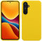 kwmobile Hülle kompatibel mit Samsung Galaxy A55 5G Hülle - Silikon Handy Case - Handyhülle weiche Oberfläche - kabelloses Laden - Strahlend Gelb
