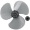 iEFiEL Lüfterflügel 3/5 Blätter Kunststoff Lüfterflügel Ventilator Rotorblatt Universal Ersatzteile Stand Tischventilator Zubehör 12/16 Zoll Grau A Passend für 12 Zoll