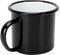 Tasse en émail, Tasse à café en Métal, Fournitures de Verres à Eau à Pied (BLACK)