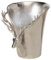 Silber Sekt- und Weinkühler mit Hirschmotiv, Aluminium vernickelt, 23 cm Länge