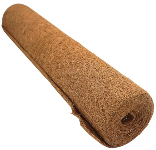 Akuoly 40cm x 2m Kokosmatte Winter Kokosfaser Baumschutz und Kälteschutz für Palmentöpfe Blumentopfe Sträucher und Zimmerpflanzen gegen die Winterkälte